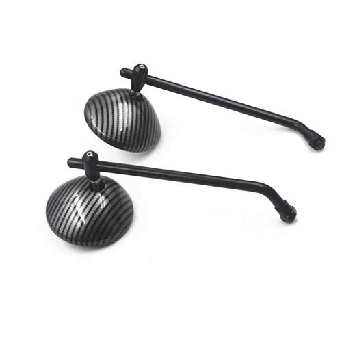 Carbon Universal Motorcycle 8Mm 10Mm Round Rear View Side Mirrors For Harley Softail Xlh1200 Honda Yamaha Suzuki Kawasaki Custom #TOP4