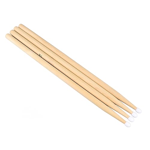Baquetas para batería de madera y punta de nailon 7A miniatura 3