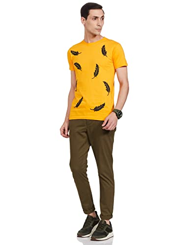 Image of TLF Men's Printed Premium Cotton Regular Fit T-Shirt