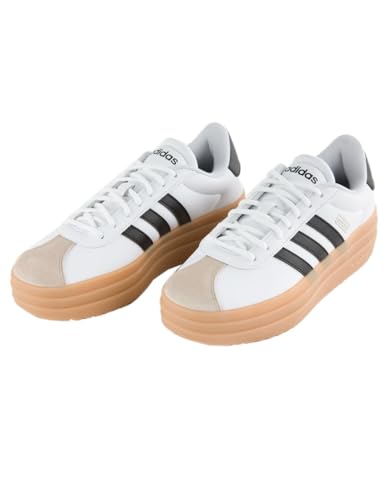 Image of ADIDAS VL Court Bold Womens Platform Shoes, White, 7.5