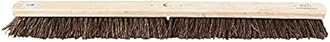 Newman and Cole 36” Wide Broom Outdoor, Extra-Large Heavy Duty Broom Sweeping Brush for Big Yards and Industrial Cleaning (36” Natural Bassine Siff Broom Head Only)…
