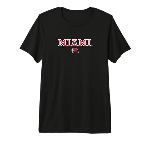 Wordmark - Miami (OH) Redhawks Premium Tri-Blend T-Shirt
