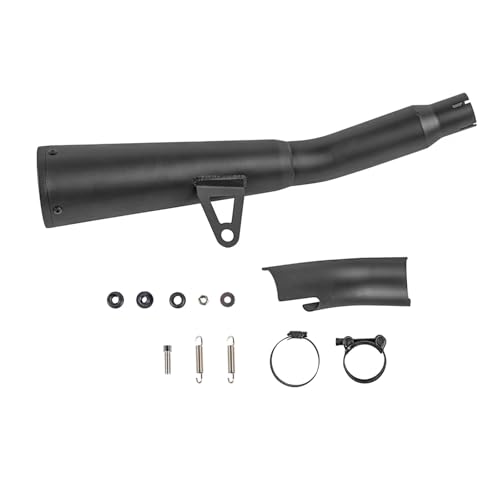 Échappement CMX 1100 en inox noir de style long pour Honda Rebel