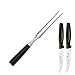 Produktbild Kai Fleischgabel Zinken 16,5 cm Shun DM-0709 plus 2 x SCHARFsinnig Pizza- und Steakmesser