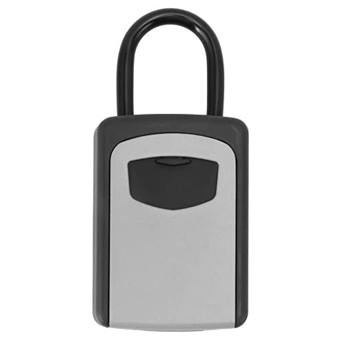 YIZISECCE Para caja de bloqueo de llave, gran capacidad, montada en la pared, reiniciable de 4 dígitos, para llaves de la casa