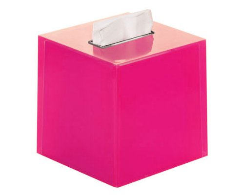 Gedy Portafazzoletti quadrato Rainbow fucsia