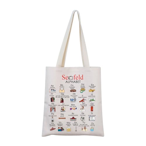 MNIGIU S-Einfeld Tv Show Gift - Einfeld Fan Tote Bag - Classic American Sitcom Merchandise