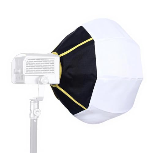 Softbox de lanterne 12" mini diffuseur lumineux 270 degres modificateur eclairage omnidirectionnel cob