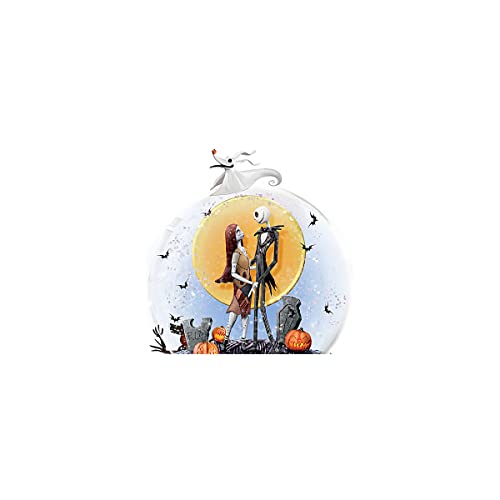 The Bradford Exchange The Nightmare Before Christmas Musical Glitter Globe with Rotating Base