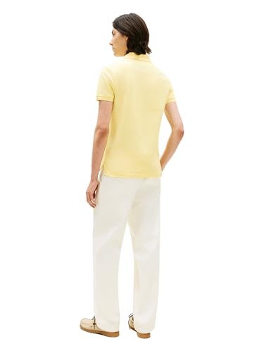 Image of Tommy Hilfiger Men's Short Sleeve Polo Shirts in Slim Fit with Stretch and Organic Pique Cotton