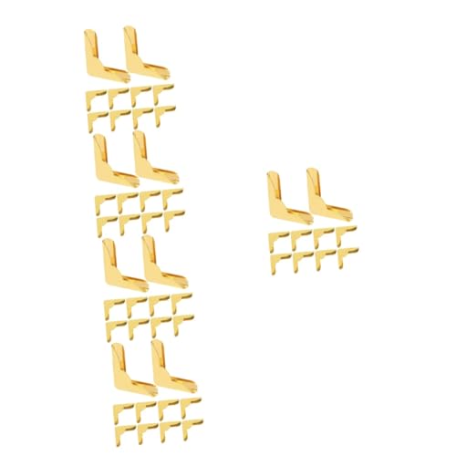ARTIBETTER 5sets Corner Protectors Jewelry Box Protectors Folder Corner Notebook 10pcs*5
