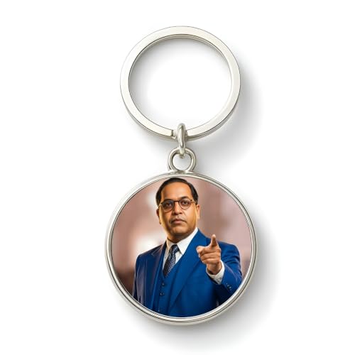 Image of MG | Protective Evil Eye /Spiritual Symbols /Om /Motivational Keychains | Double-Sided Metal Key Ring | Good Luck and devine Charm for Car, Bike, Home & Office