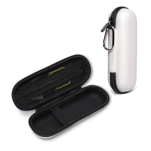 Nincha Compact Travel Trimmer Case for Philips Hybrid Electric Trimmer and Shaver, Face + Body Groomer QP2724/90, QP2834/70, QP1924/70, QP6531/70, QP4631/90, Hard Carrying Case, White