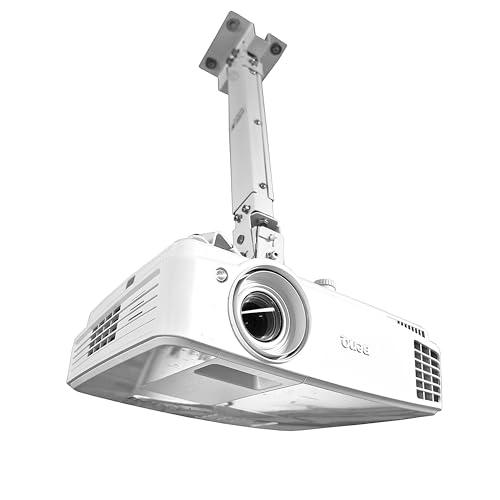 ELIX Heimkino Deckenhalterung für Benq W4100i Projektorhalter Decke, modellgenau vorbereitet für hochwertige Kinoanlagen (Für BenQ W4100i)