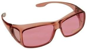 Color Therapy Glasses Fits Over Prescription Glasses (Baker-Miller Pink)