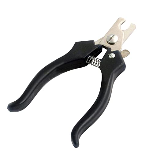 AAProTools Dog Nail Clippers and Trimmer - with Quick Safety Guard to Avoid Over-Cutting Toenail - Grooming Razor Sharp Blades- Suitable for Small Medium and Large Breeds (Black)