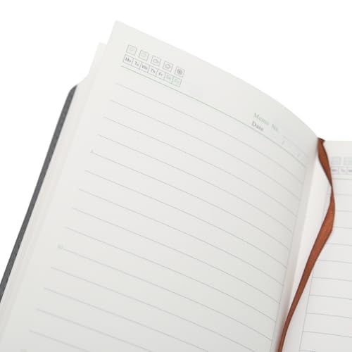Image of STORE 2508 Vintage Finish Lock Diary with 3-Digit Metal Combination Lock | A5 Retro Codebook Journal | PU Leather Notebook with 230 Pages | Secret Password Diary for Writing Notes Gifts (Green Retro)
