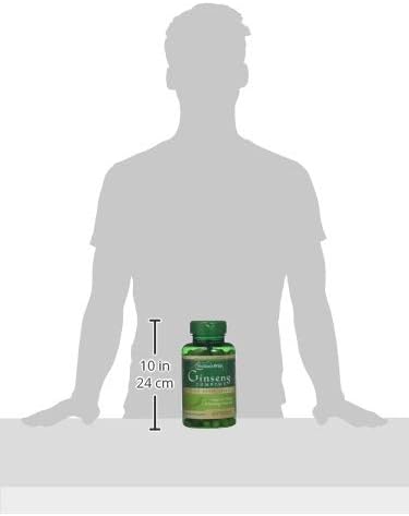 Puritans Pride Ginseng Complex 1000 mg Rapid Release Capsules, 100 Count