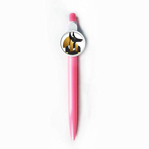 Stylo bille Anubis Égypte ancienne bleu rétractable pour écriture et bureau
