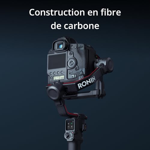 Stabilisateur Gimbal DJI RS 2 Pro Combo 3 axes Autonomie 12h 4 5 kg d'emport - vue 4