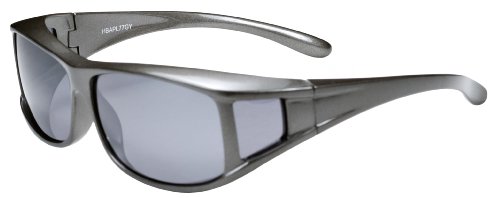 Polarized Fit Over Prespription Sunglasses P77 (Gunmetal Grey)