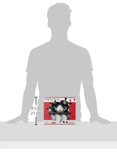 Schylling Ladybug Porcelain Tea Set , White - Image 4