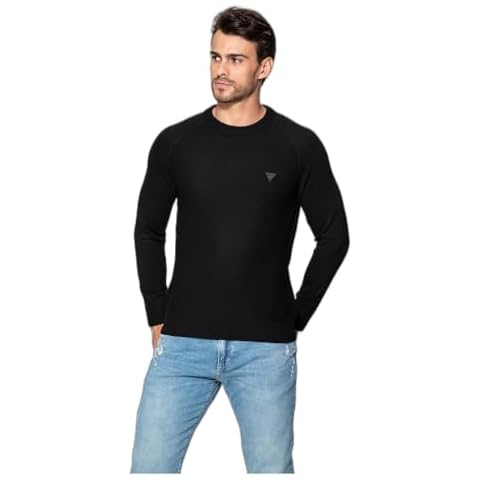 GUESS Black Men's Sweatshirt M3BR17 Cover
