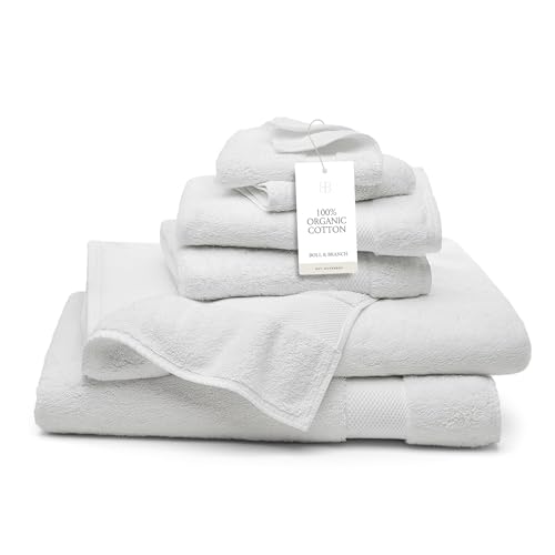 BOLL & BRANCH Plush Bath Sheet Set, 6 pcs, Organic Cotton