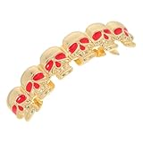 Baluue Dientes de Parrilla Punk Unilateral Hip Hop Accesorio para Fiesta Halloween Cosplay Hombre