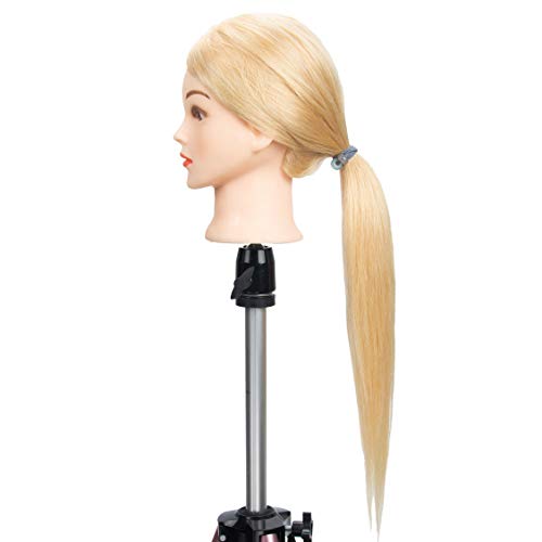 image for gexworldwide GEX 100% Blonde Human Hair Training Practice Head Styling