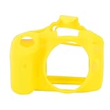 Goshyda Silicone Camera Case for Nikon D3100, Shock Proof Rubber Protective Body Skin Cover Bag for Nikon D3100 (Yellow)