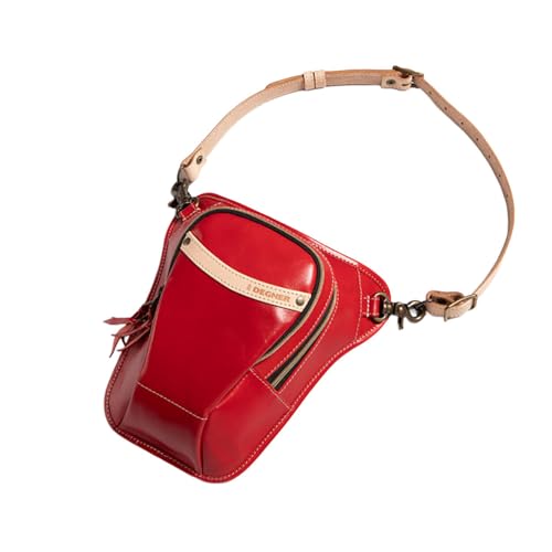 デグナー レザーホルスターバッグ レッド|京都 バイクギア バイク [W-39A] 革製品 バッグ 革 レザー ツーリング ライダー バイカー メーカー ギア パーツ ふるさと納税