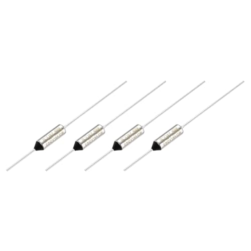 QUARKZMAN 4 Piezas Fusible Térmico de Temperatura Metálica RY157 157 °C 314.6°F 15A 250V Fusible de Corte Térmico para Motor Transformador Aparatos Eléctricos Industriales y Domésticos
