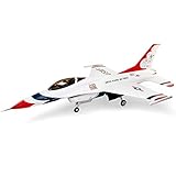 E-flite RC Airplane F-16 Thunderbirds 80mm EDF BNF Basic Transmitter Battery and Charger Not...