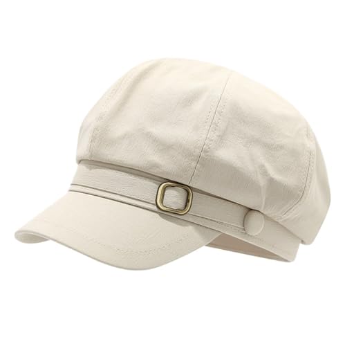 Casquettes gavroche vintage et béret octogonal pour femme style décontracté chic