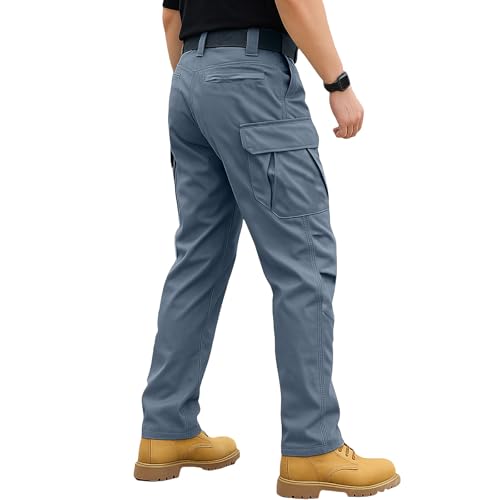 Lightweight Cargo Pants for Men Climbing Baggy Travel Work Pants Outdoor Flexcamo Fishing Resistant Tactical Pant2