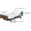 Careoutfit All in One Hospital Bed Linen in a Bag, Top Sheet, Bottom Sheet, Pillow Case and Blanket, White Premium