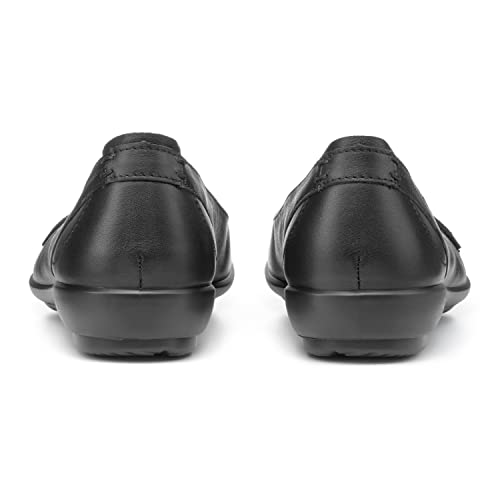 Hotter Robyn II Women's Casuals Classic Ballet Pump with Seam Detailing in Leather Wide4
