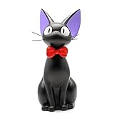 Cute Cat Coin Money Bank, Cartoon Anime Black KiKi Cat Figure Shatterproof Piggy Bank Money Coin Bank for Boys Girls Christmas Birthday Gift Desktop Decor Saving Pot Decoration (Standing)