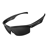 Bluetooth Audio Smart Glasses for Cycling & Running | Polarized Sports Sunglasses with Open-Ear Speakers, Hands-Free Calls, Voice Assistant, UV Protection, IPX5 Waterproof for Hiking, Driving, Fishing