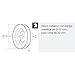 WOLFPACK LINEA PROFESIONAL 5250125 Disco Persiana Espiga Metalica 180x60 mm. Cinta 18/22...