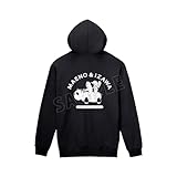 アルマビアンカ(Armabianca) 行け!稲中卓球部 井沢ひろみ&前野 バックプリントジップパーカー メンズ XLサイズ 綿