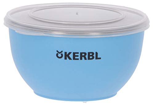Kerbl Pet Edelstahlnapf Set mit Deckel blau, 550ml/900ml/1200ml