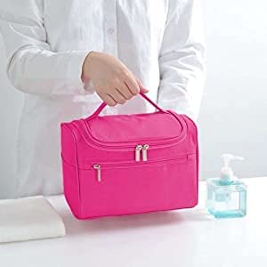 TGOPIT Solid 13 Cms Cosmetic Pouch(M_Pink) 4