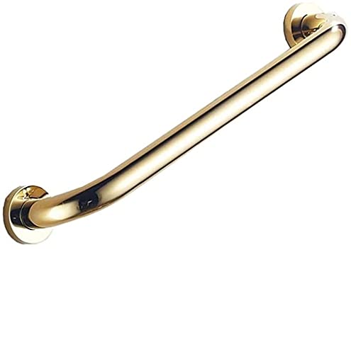 Barre de douche en laiton poli or 42cm chic et robuste - 2