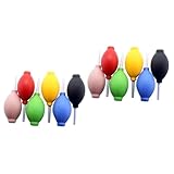 Vaguelly 2 Sätze Kugelgebläse Reinigen Kugelpumpe Ball Staubgebläse Kompresse Luft Inflator Komprimiert Staubreiniger Reiniger Für Wimpernverlängerung Neues Tpe-material 6 Stück * 2