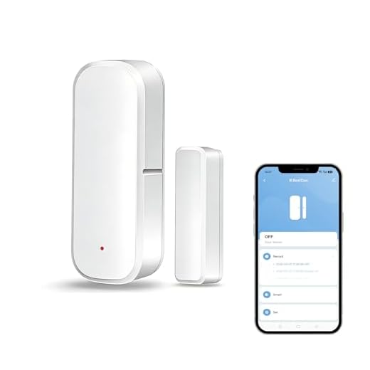 Smartes Zigbee Tür- und Fenstersensor, benötigt Zigbee-Hub, kompatibel mit Alexa/Google Home/Home Assistant/Tuya, Drahtloser Detektor Fensterkontakt-Alarmsystem, Kein Werkzeug erforderlich