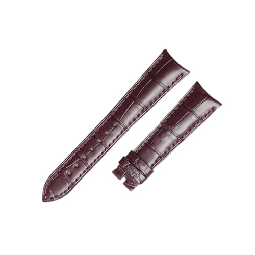 Authentic Crocodile Leather Watch Strap,Strap compatible with Audemars Piguet Millenary collection (brown)