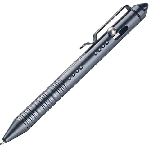 SMOOTHERPRO Ballpoint Pen EDC Bolt Action Pocket Pen for Business Office Premium CNC Machining Pen as Collection and Gift Color Gray(TP157) Cover