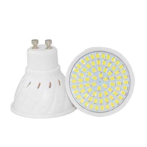 YKFengYan fengyan Casa Bombillas Bombillas LED LED GU10 4W 6W 8W LED Luz de emisión de diodo de emisión de luz SMD 2835 36 54 72 Leds 110V 220V AMPULA LED GU10 Bombilla Familiar Lámpara